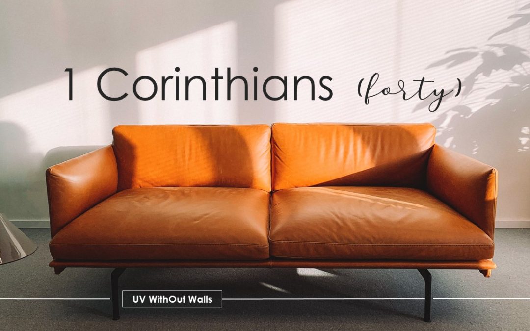 1 Corinthians – part 40 – 5 Commands